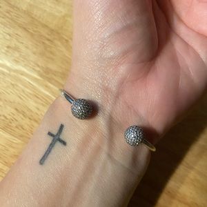 EUC Retired Pandora Sparkle Open Cuff